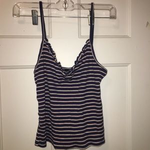 BLUE AND WHITE STRIPED TANK💙